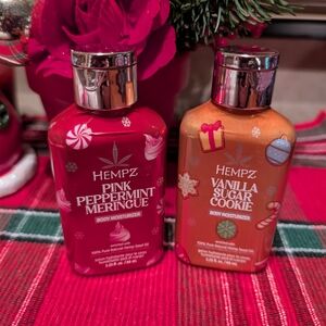 Hempz Pink Peppermint Meringue & Vanilla Sugar Cookie Body Moisturizers